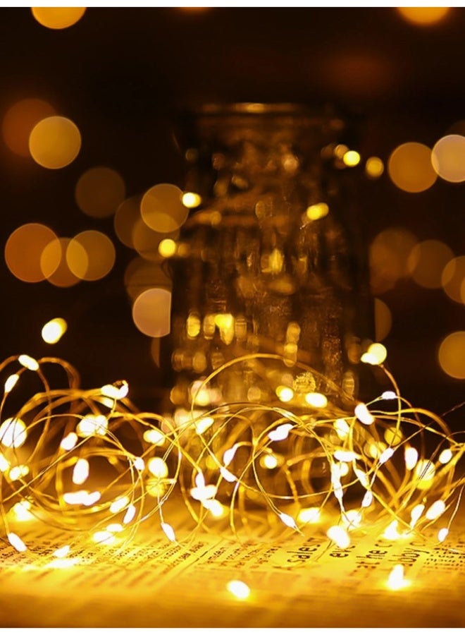 12 متر حبل نخاسي بإضاءة تزيين الجدارن والمنزل لماسبة لرمضان والأعياد بمنفذ يو اس بي وريموت تحكم - Image 5